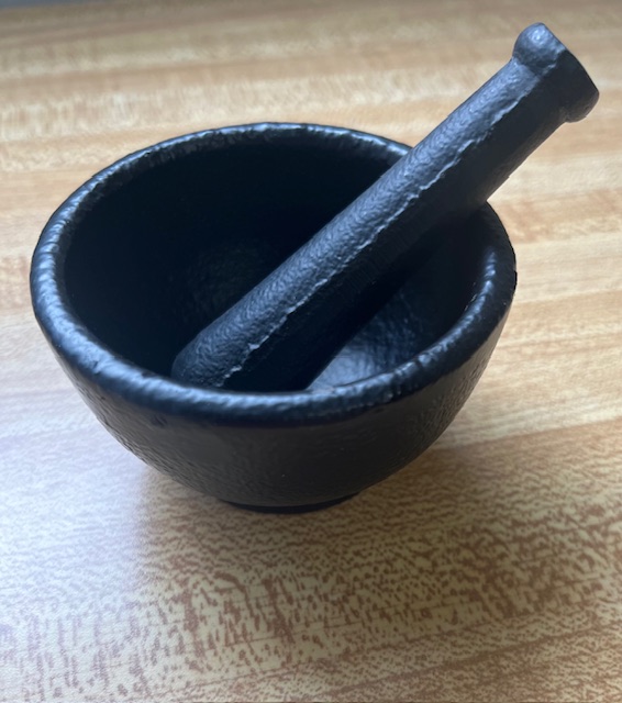 Mortar and Pestle 2 3/4" Cast Iron